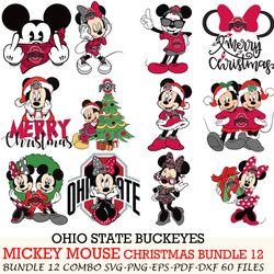 mississippi state bulldogs bundle 12 zip mickey christmas cut files,svg eps png dxf,instant download,digital download