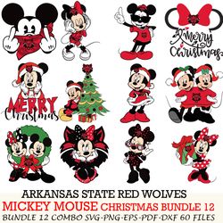uab blazers bundle 12 zip mickey christmas cut files,svg eps png dxf,instant download,digital download