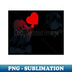 Extremely Cute Ghosts Love Heart - Premium Sublimation Digital Download - Unleash Your Creativity