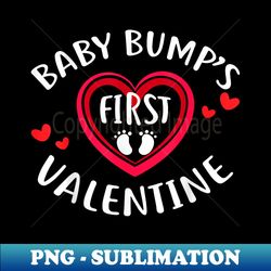 valentine baby bump first valentine pregnancy - vintage sublimation png download - enhance your apparel with stunning detail