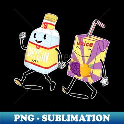 gin and juice funny valentine - sublimation-ready png file - transform your sublimation creations