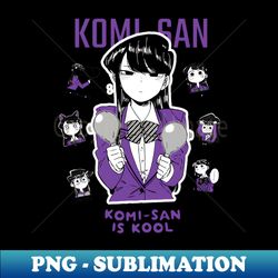 komi-san exclusive design - unique sublimation png download - perfect for personalization