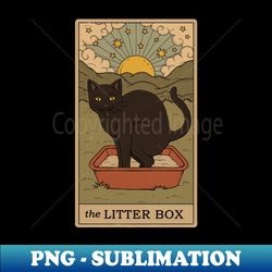 the litter box - stylish sublimation digital download - vibrant and eye-catching typography