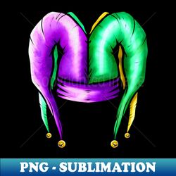 jester hat for mardi gras - instant png sublimation download - perfect for personalization