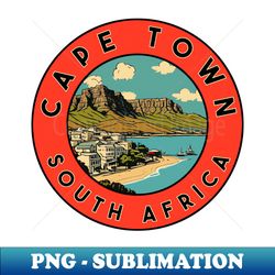 cape town south africa - unique sublimation png download - vibrant and eye-catching typography