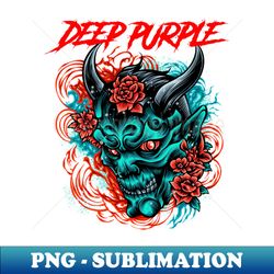 deep purple band merchandise - decorative sublimation png file - boost your success with this inspirational png download