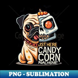 just here for the candy corn - png transparent sublimation design - transform your sublimation creations