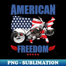 american freedom motorcycle  biker motorcycle gift motor bike motor sport bike motorcycle gift idea motor bike gift idea - retro png sublimation digital download - stunning sublimation graphics