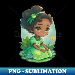 frog princess - stylish sublimation digital download - perfect for creative projects