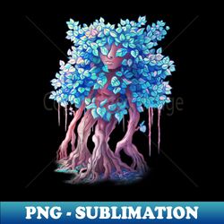 tree girl - png transparent digital download file for sublimation - instantly transform your sublimation projects