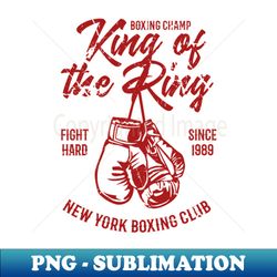 boxing champion  ny boxing club - stylish sublimation digital download - perfect for personalization
