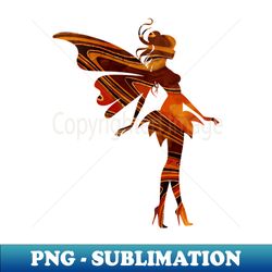 pumpkin spice fairy - vintage sublimation png download - stunning sublimation graphics