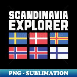 scandinavian explorer - png transparent sublimation design - perfect for sublimation art