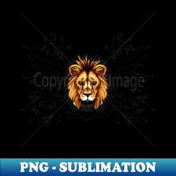 lion art work graphic art - retro png sublimation digital download - stunning sublimation graphics