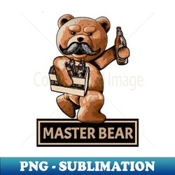 drink seller bear - unique sublimation png download - unleash your inner rebellion