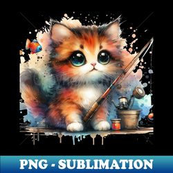 cat fishing cat love cute art - png sublimation digital download - revolutionize your designs