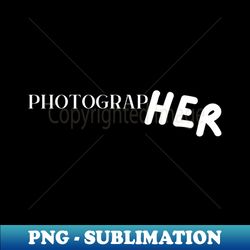 photographer - signature sublimation png file
