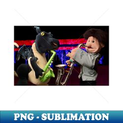 saxophone playing - sublimation-ready png file