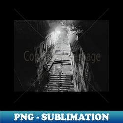 black and white dark porto street alley portugal photography - png transparent digital download file for sublimation