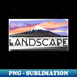 landscape - digital sublimation download file
