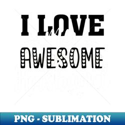 red valentines day i love my awesome husband gift for husband - premium png sublimation file