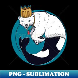 king of the whale-bears - sublimation-ready png file