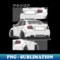 subaru impreza - aesthetic sublimation digital file