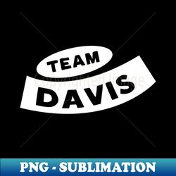 team davis - vintage sublimation png download