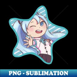 hatsune miku vocaloid - signature sublimation png file