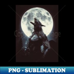 the werewolf - modern sublimation png file