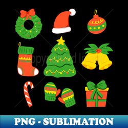 christmas decorations - sublimation-ready png file