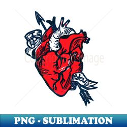 i heart you - instant png sublimation download