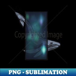 space whale - png sublimation digital download