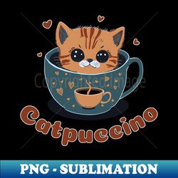 catpuccino - instant sublimation digital download