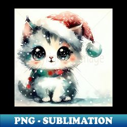 christmas cat v2 - sublimation-ready png file