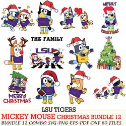 appalachian state mountaineers bundle 12 zip bluey christmas cut files,for cricut,svg eps png dxf,instant download