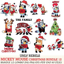 army black knights bundle 12 zip bluey christmas cut files,for cricut,svg eps png dxf,instant download