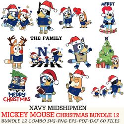 florida international panthers bundle 12 zip bluey christmas cut files,for cricut,svg eps png dxf,instant download