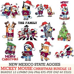 texas longhorns bundle 12 zip bluey christmas cut files,for cricut,svg eps png dxf,instant download