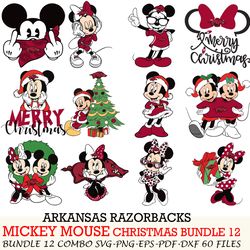 michigan wolverines bundle 12 zip mickey christmas cut files,svg eps png dxf,instant download,digital download