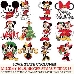 minnesota vikings bundle 12 zip mickey christmas cut files,svg eps png dxf,instant download,digital download