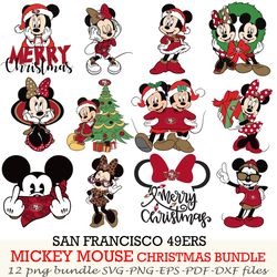 new orleans saints bundle 12 zip mickey christmas cut files,svg eps png dxf,instant download,digital download