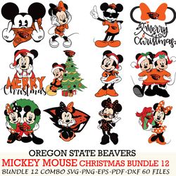 ohio bobcats bundle 12 zip mickey christmas cut files,svg eps png dxf,instant download,digital download