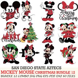 san jos state spartans bundle 12 zip mickey christmas cut files,svg eps png dxf,instant download,digital download
