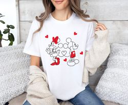 Valentines Day Disney Sweatshirt for Her, Disney T-shirt for Valentines Day, Valentines Day Tshirt for Disneyland, Disne