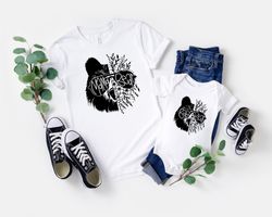 mama and baby bear shirts, matching bear family t-shirts, mothers day gift, mama bear shirt, baby bear tee, gift for mom