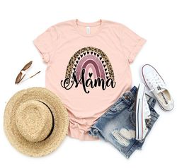 mama rainbow shirt,mom shirt,mothers day shirt, baby shower gift for mom,new mom shirt, new mom gift set, gift for new m