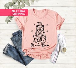 mama bear shirt, mama bear tshirt, animal nature lover shirt, cute mama bear shirt, new mom shirt, mama bear gift, mom l