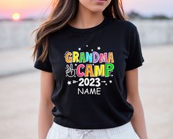 grandma camp 2023,personalized camp shirt,summer camp 2023,summer camp,grandkids shirt,grandma tshirt,gift for summer, s