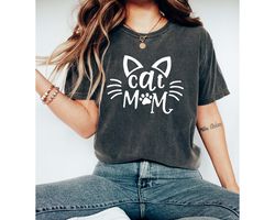 comfort colors tee, cat mom shirt, new cat mom shirt, proud new kitty mama, mothers day gift, cat mom, girl mama, kitty